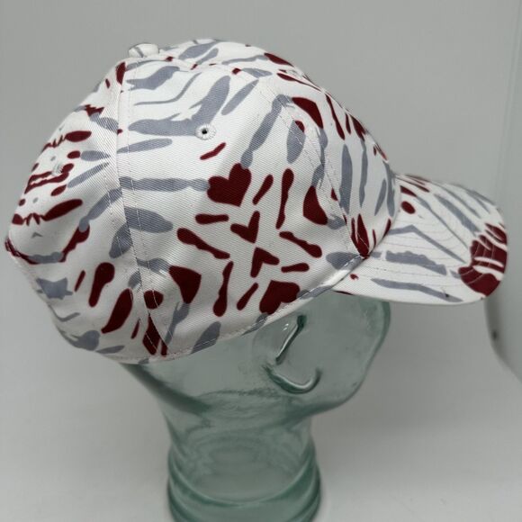 Alabama Crimson Tide Hat Cap Strap Back Mens White Red NCAA Heritage86 Nike - Picture 5 of 8